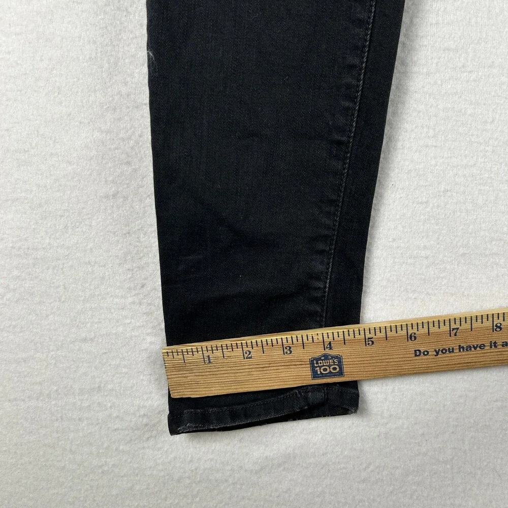Mother The Looker Jeans Womens 25 Black Dark Wash Mid Rise Skinny USA